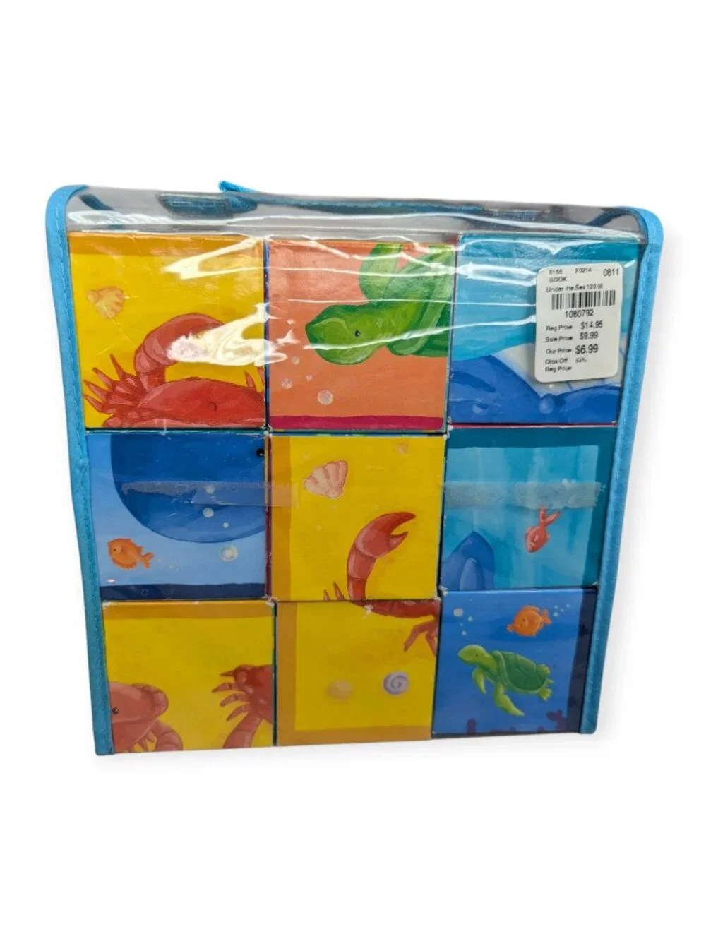 Caterpillar Books Under the Sea 1-2-3 Kids Puzzle Blocks and Board Book 2010